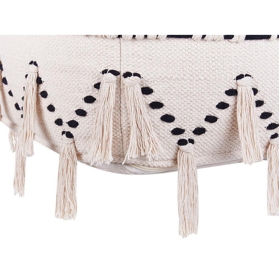 Beliani Pouf en Coton Rétro THONDI  