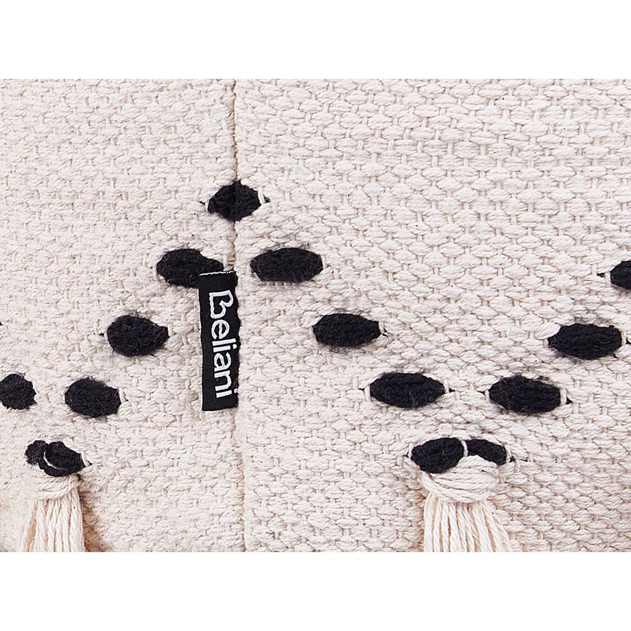 Beliani Pouf en Coton Rétro THONDI  