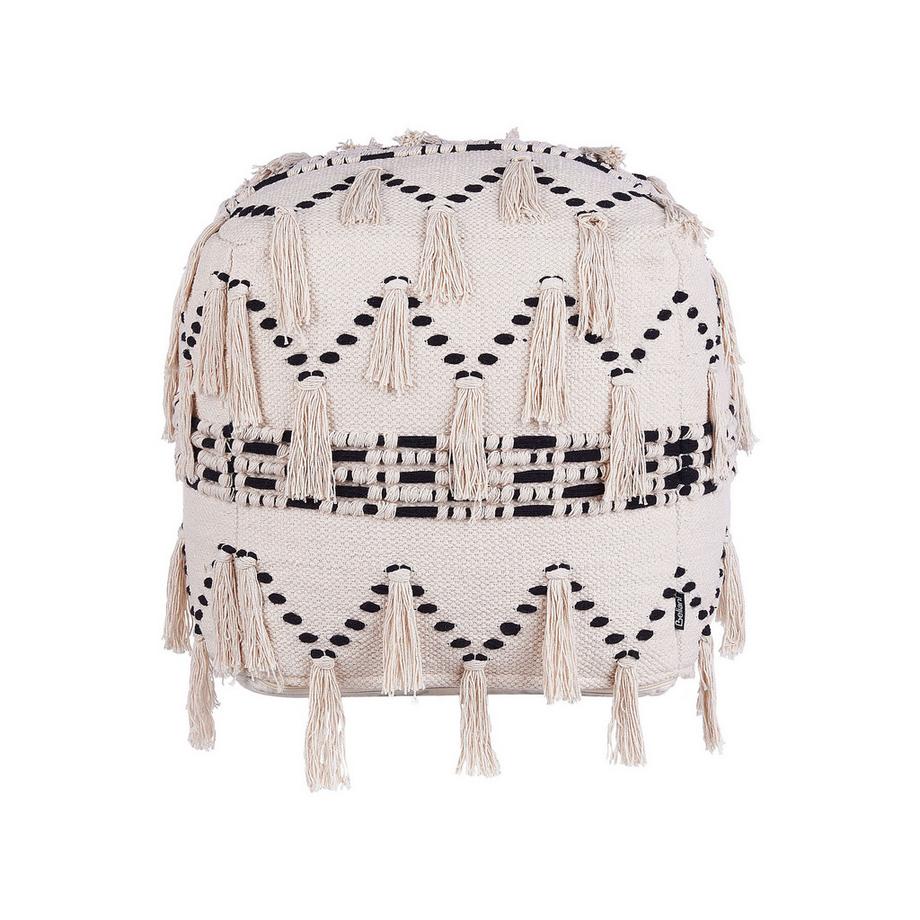 Beliani Pouf en Coton Rétro THONDI  