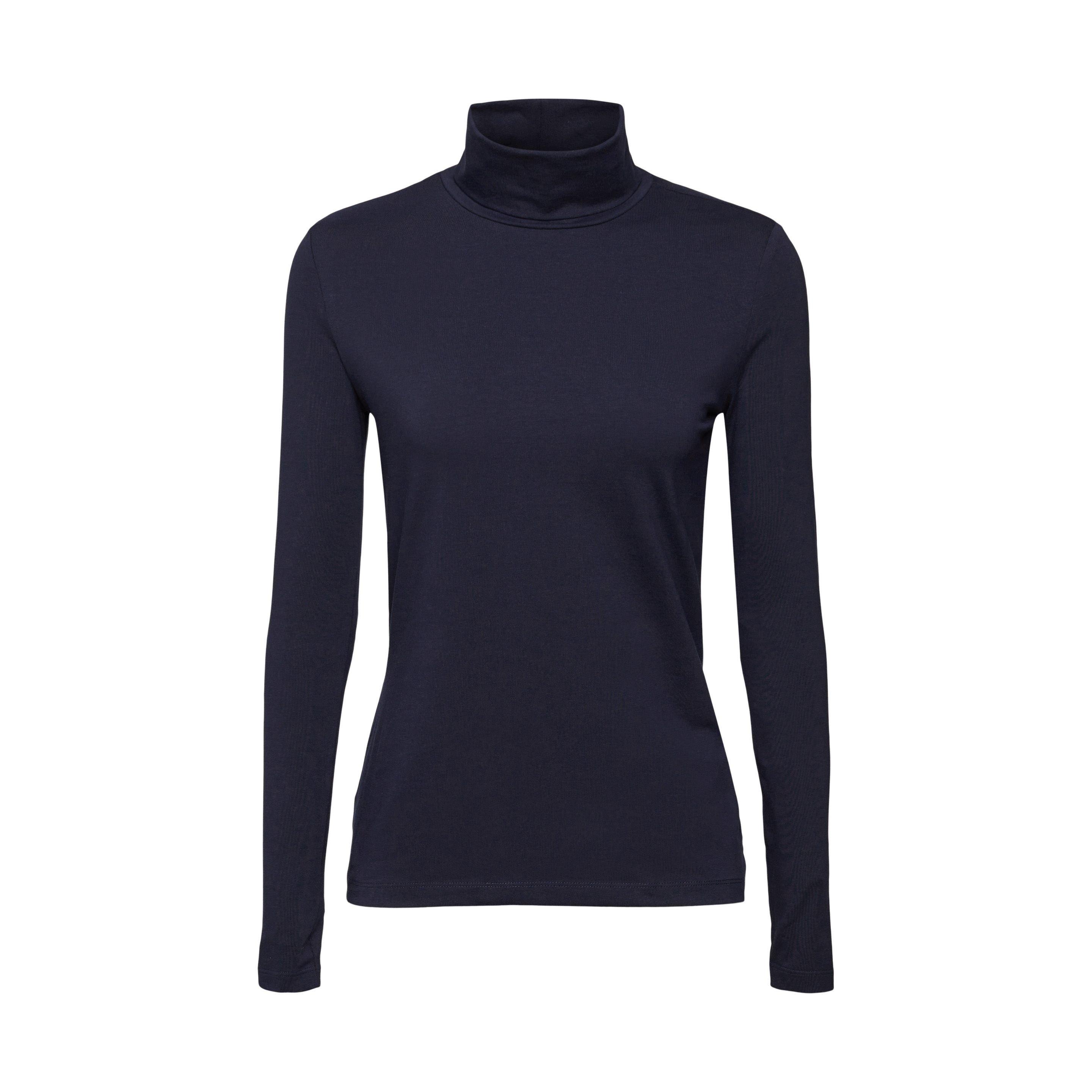 Image of T-shirt, Langarm, Rollkragen, Damen XS