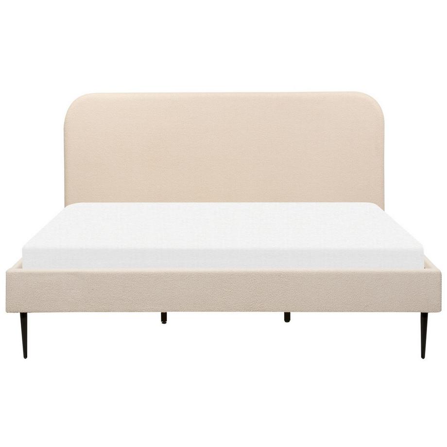 Beliani Letto en Bouclé Glamour FLAYAT  