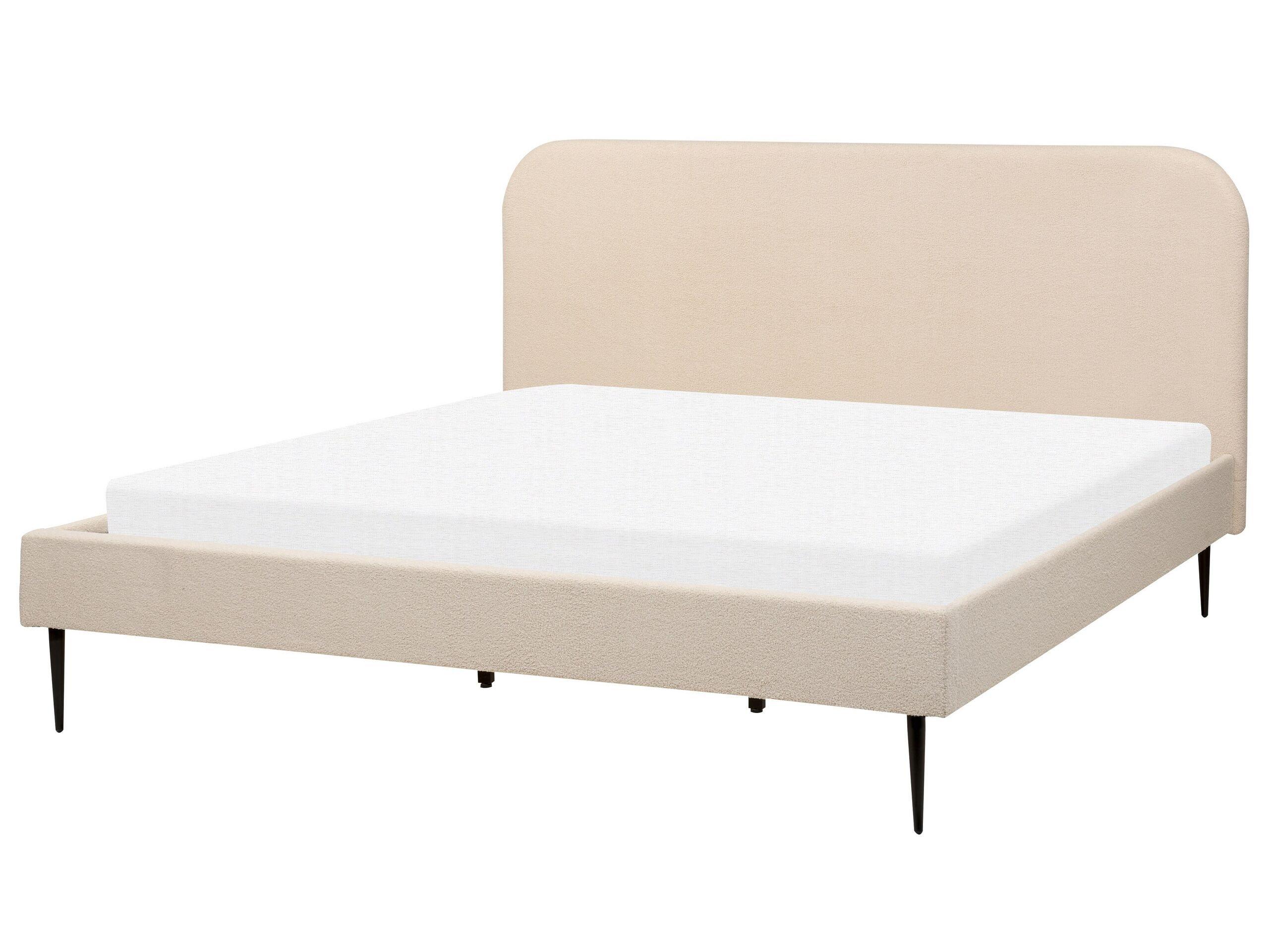 Beliani Letto en Bouclé Glamour FLAYAT  