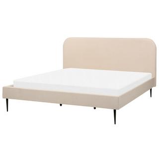 Beliani Letto en Bouclé Glamour FLAYAT  