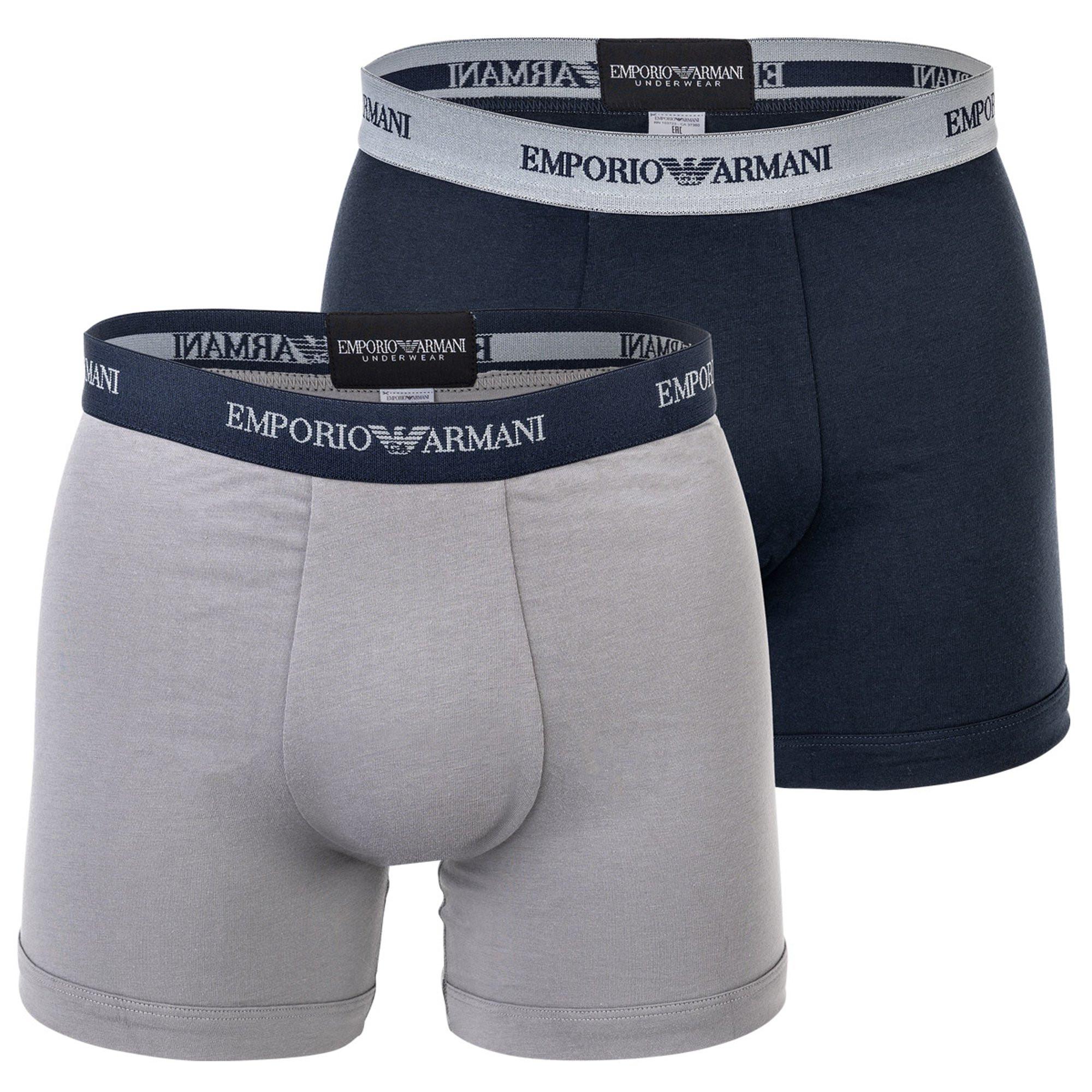 Image of Boxershort 2er Pack Figurbetont Herren Blau S