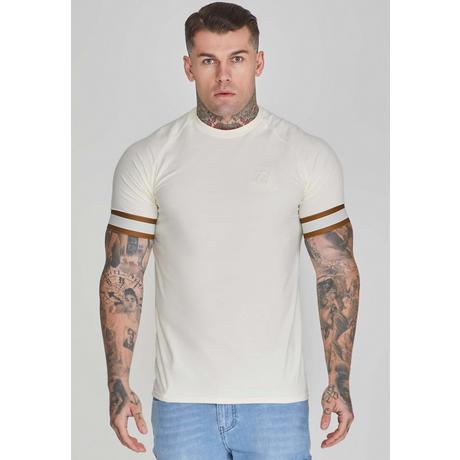 Sik Silk  T-Shirt Tech T-Shirt in Ecru 