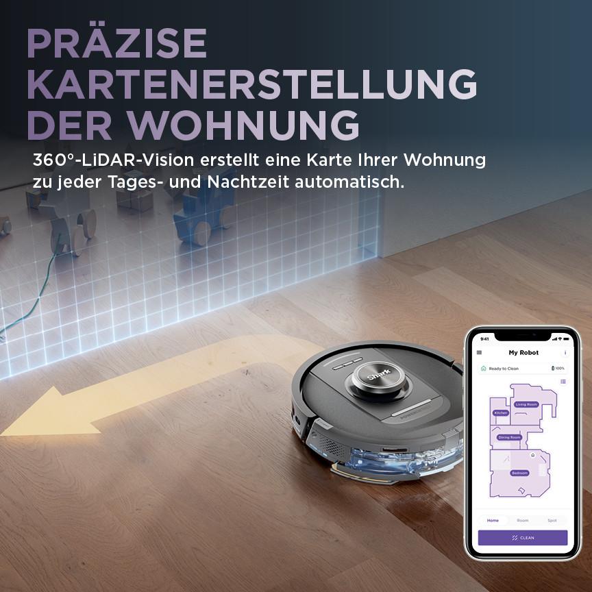 Shark RV2800YECH robot aspirapolvere e mocio 2 in 1  