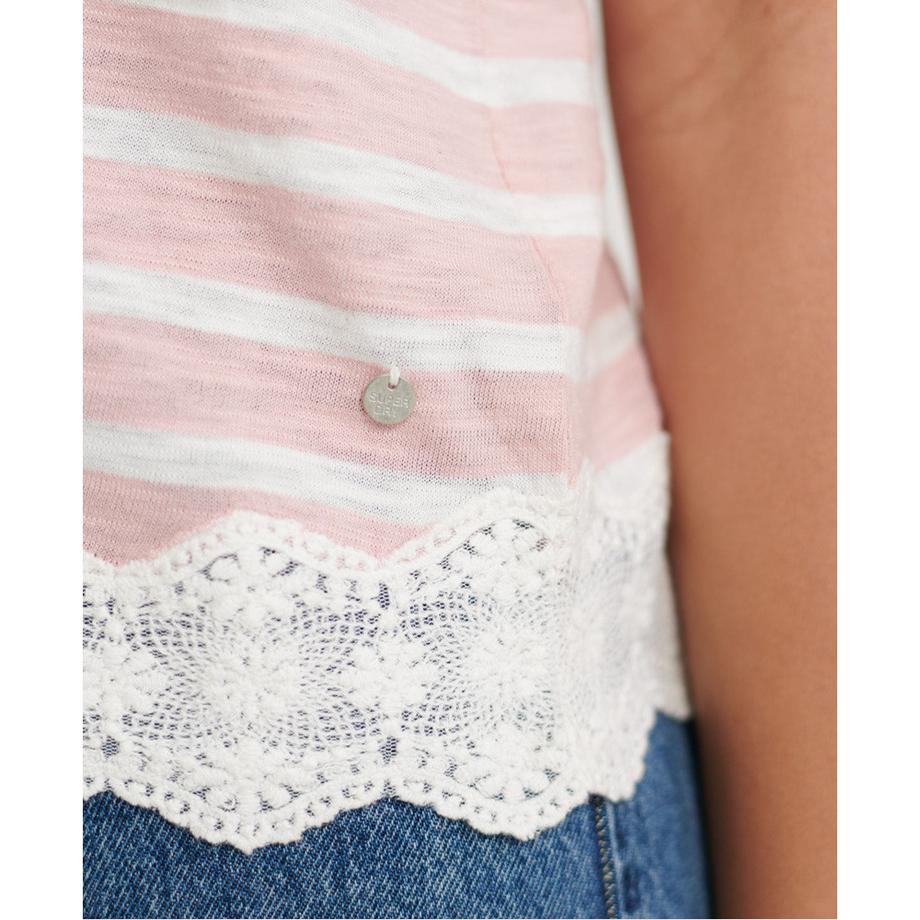Superdry Lace Mix T-Shirt  