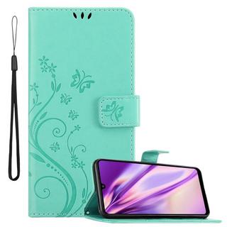 Cadorabo  Hülle für Samsung Galaxy A32 4G Blumen Design Magnetverschluss 