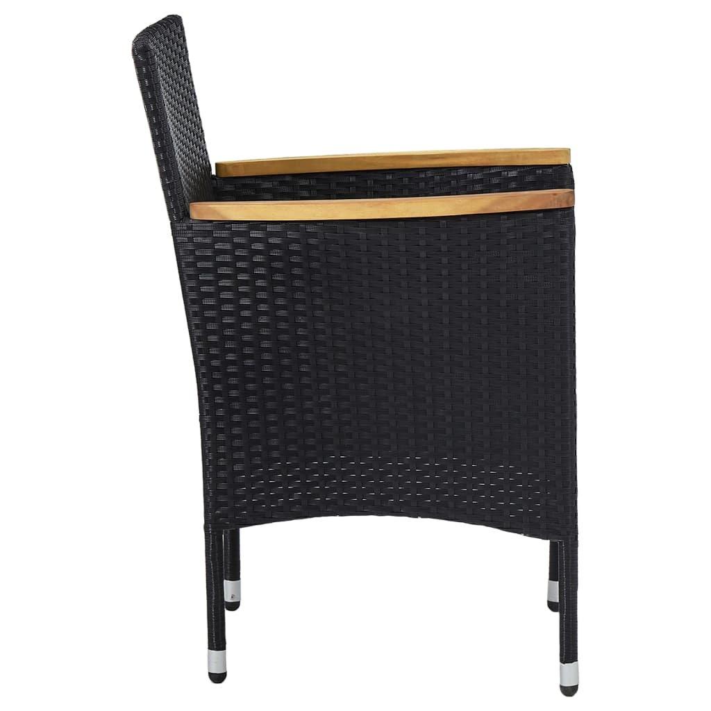 VidaXL sedia in rattan Polirattan  