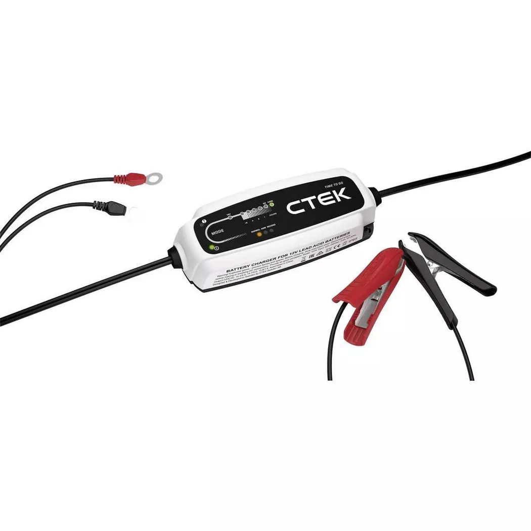 Ctek - Hochfrequenzladegerät 12 V 5 A CT5 TIME TO GO, Multicolor, One Size