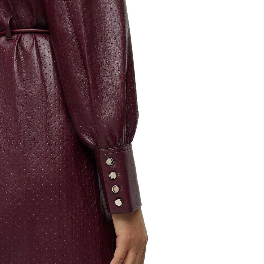 BOSS Dibanora Midi Hemd Kleid, Mit Kragen  