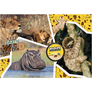 Clementoni  Puzzle Wildlife Abenteuer (104Teile) 