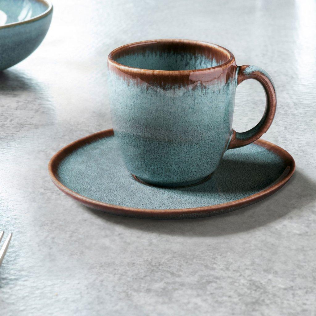 like. by Villeroy & Boch Piattino per tazza da caffè 6 pezzi Lave glacé  