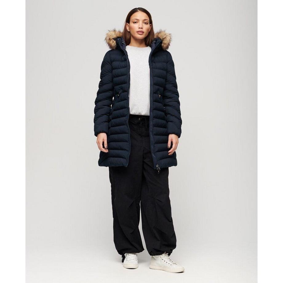 Superdry Fuji Faux Fur Daunenjacke  