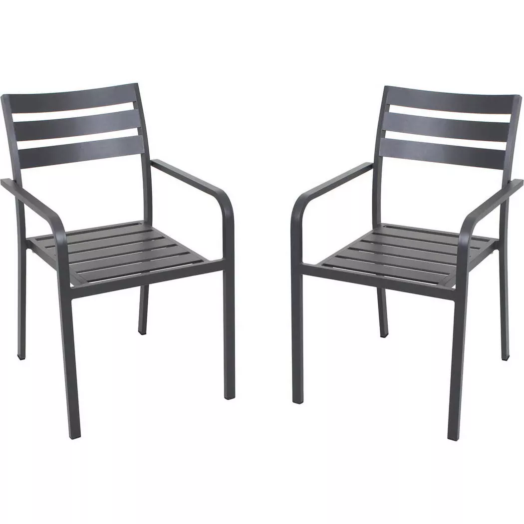 Garden Pleasure Stapelstuhl "TREVISO" (Set) 2 Stk.2er Set