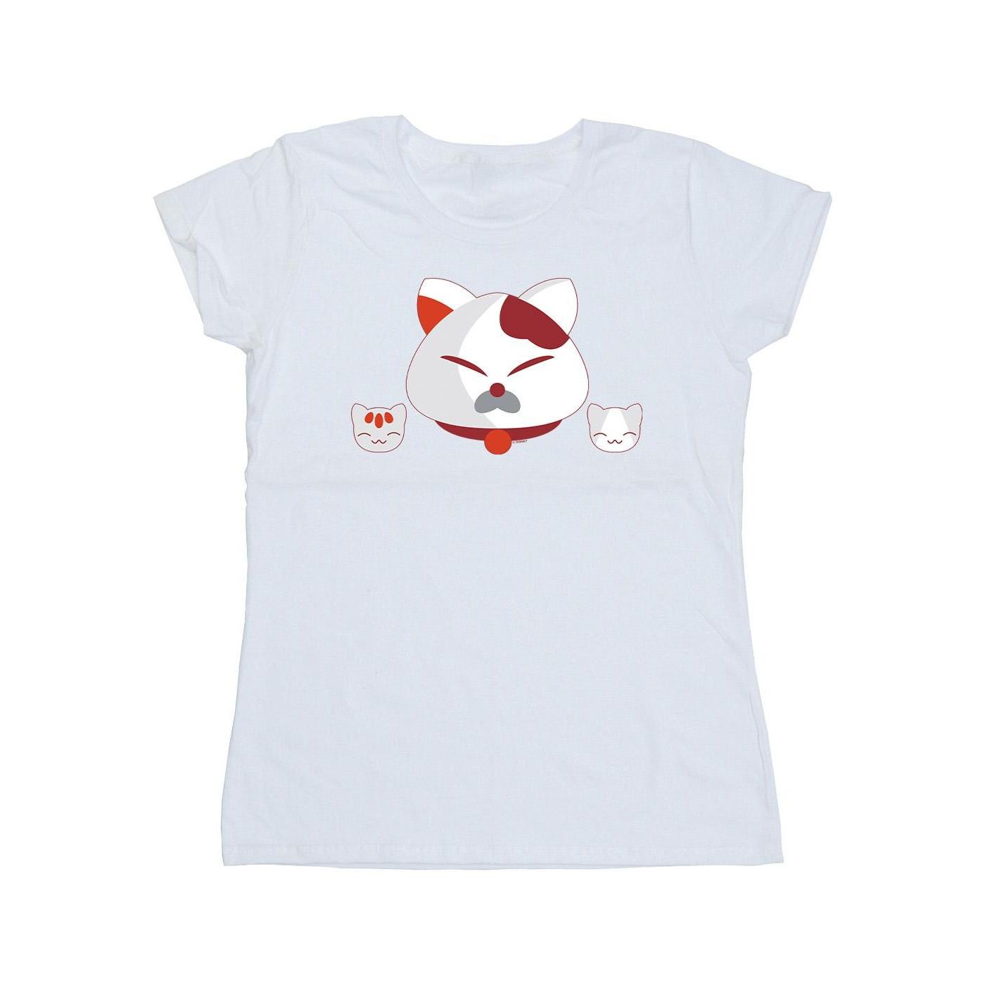 Image of Big Hero 6 Baymax Kitten Heads Tshirt Damen Weiss XL