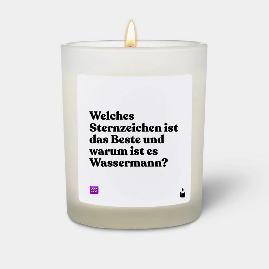 Duftkerze Flowery Welches Sternzeichen ist das Beste und warum ist es Wassermann?