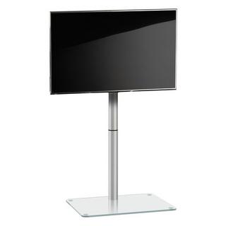VCM TV Standfuß | Ständer Fernseh Rack | ESG-Sicherheitsglas | Maße ca. H. 100 x B. 60 x T. 45 cm - Alani  
