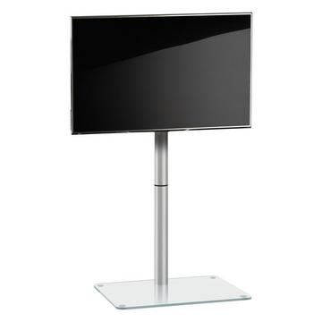 TV Standfuß | Ständer Fernseh Rack | ESG-Sicherheitsglas | Maße ca. H. 100 x B. 60 x T. 45 cm - Alani