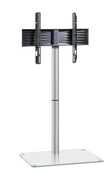 VCM TV Standfuß | Ständer Fernseh Rack | ESG-Sicherheitsglas | Maße ca. H. 100 x B. 60 x T. 45 cm - Alani  