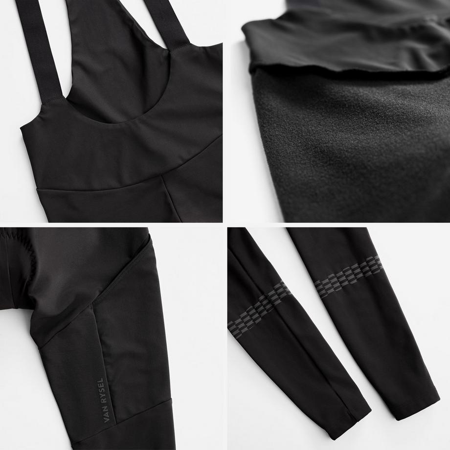 VAN RYSEL  Cuissard long à bretelles femme racer polyester 