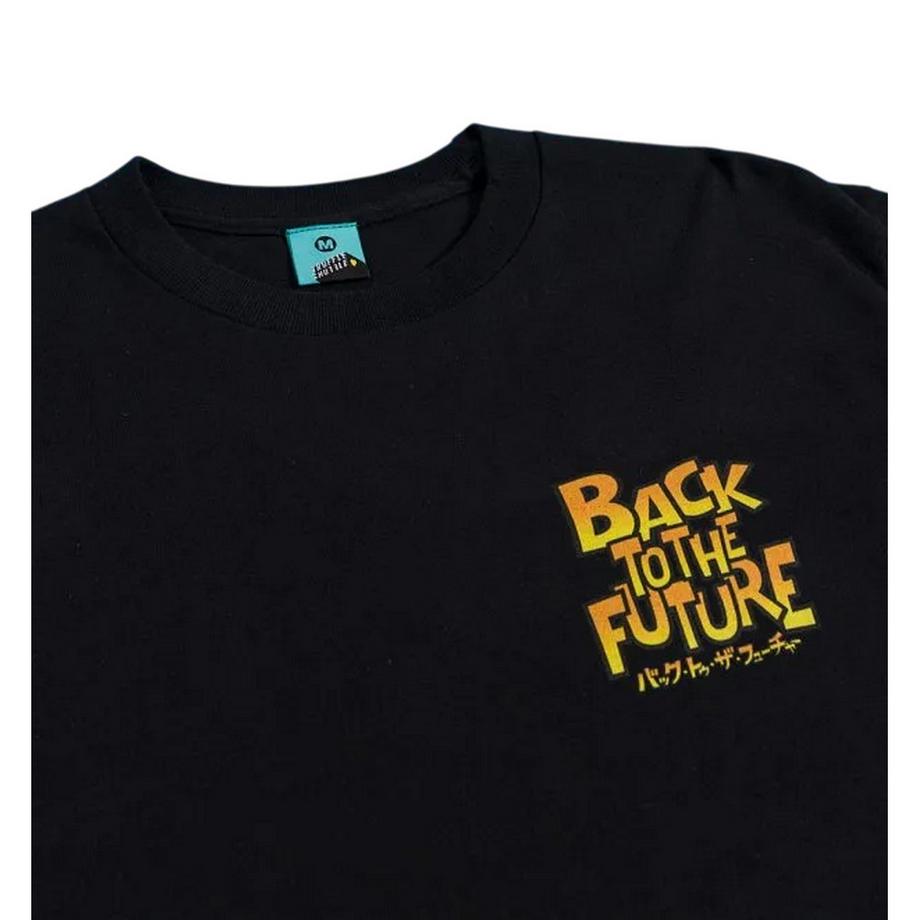 Back To The Future Langärmeliges T-Shirt mit Rückendruck  