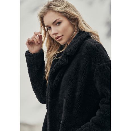 URBAN CLASSICS  urban cassic damen-parka in übergröße mit sherpa 