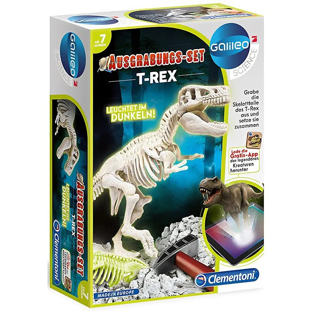 Image of Ausgrabungs-Set - T-Rex fluoreszierend (Experimentierkasten) Multicolor