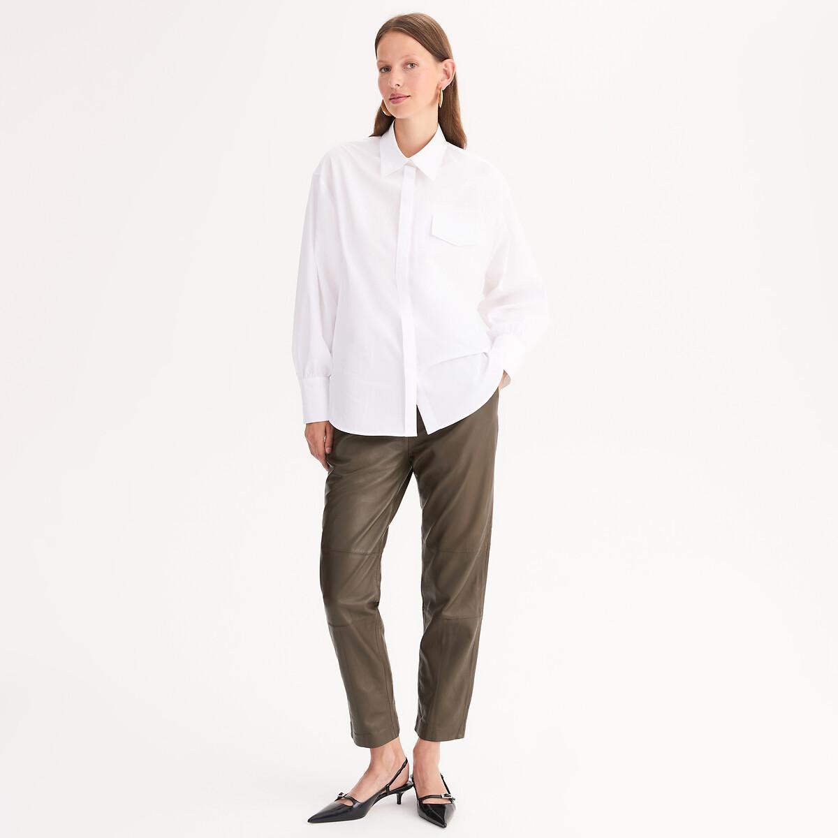 La Redoute Collections Pantaloni 7/8 in Pelle di Pecora  