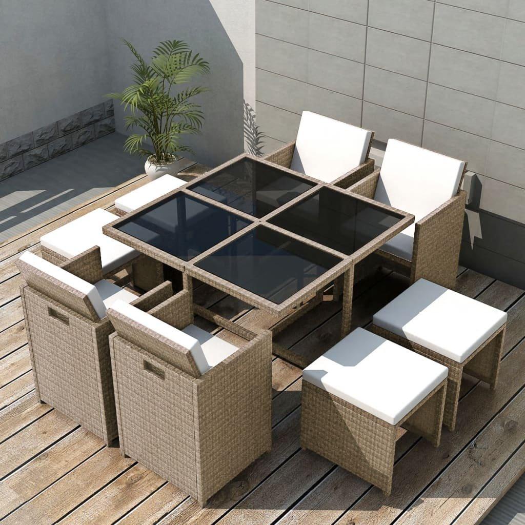 VidaXL Gartenmöbel-set poly-rattan  