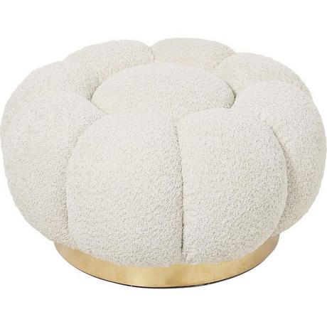 mutoni Pouf Florel natur rund 65  