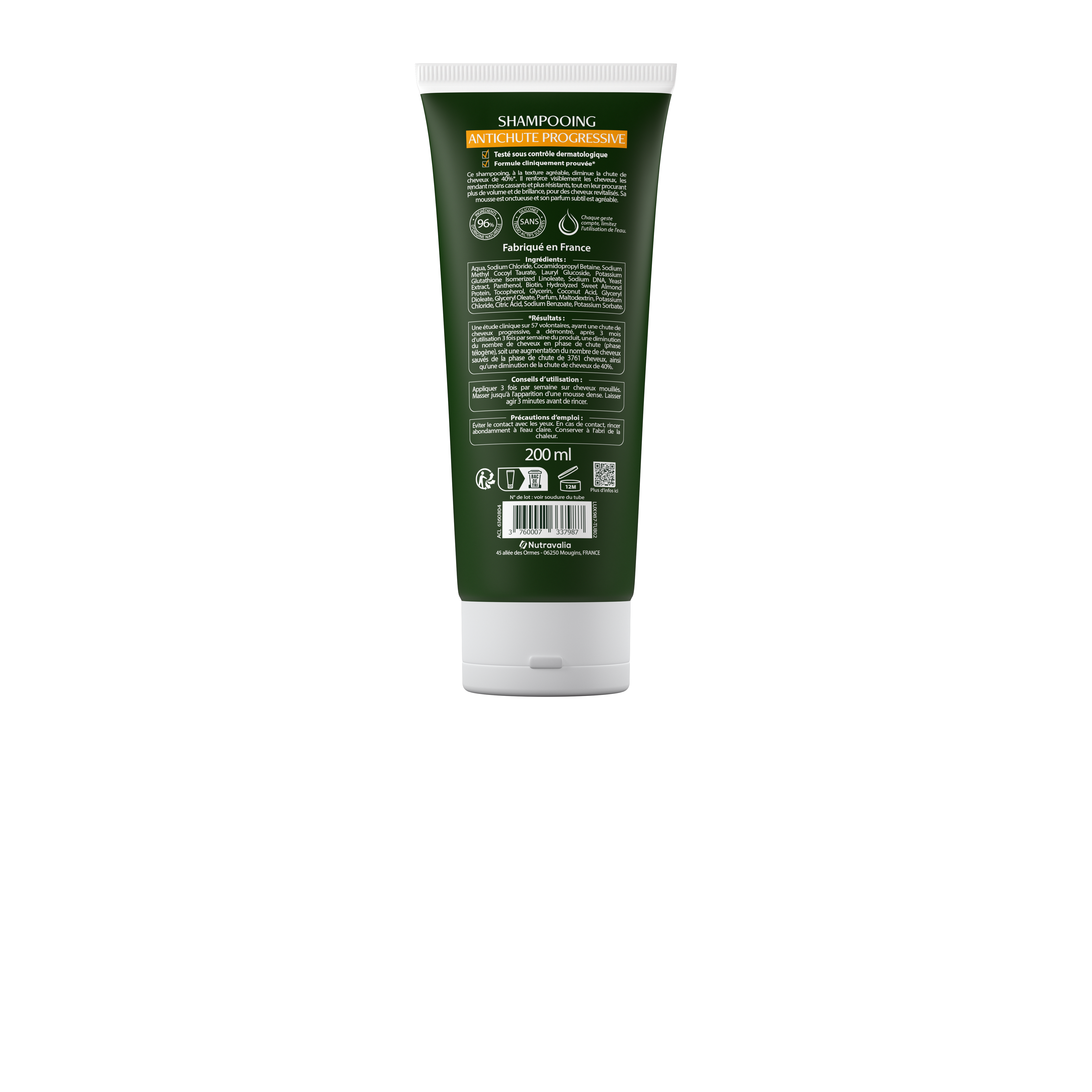 Luxéol  Luxéol Shampoo gegen fortschreitenden Haarausfall (200ml) 