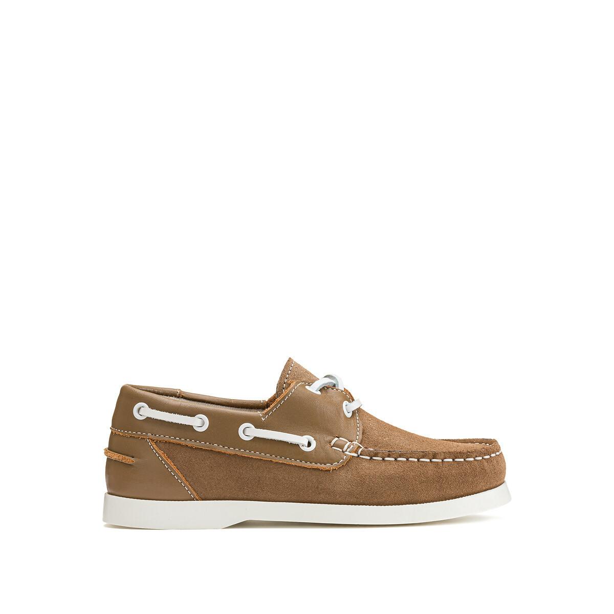 Image of Bootsschuhe Mit Schnürung Unisex Beige 31