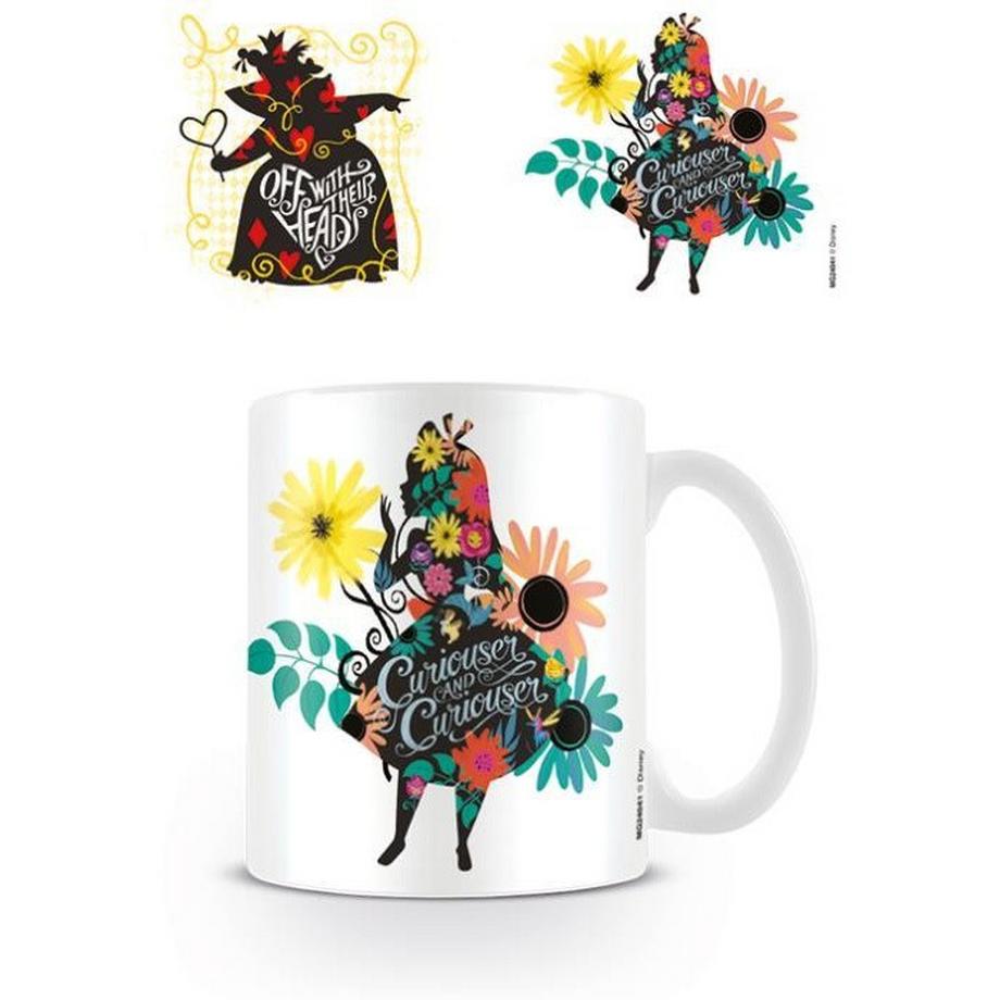 Alice in Wonderland Kaffeebecher Curiouser  