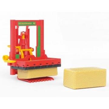 BRUDER Silo block cutter with 2 block hay bales parte e accessorio di modellino in scala