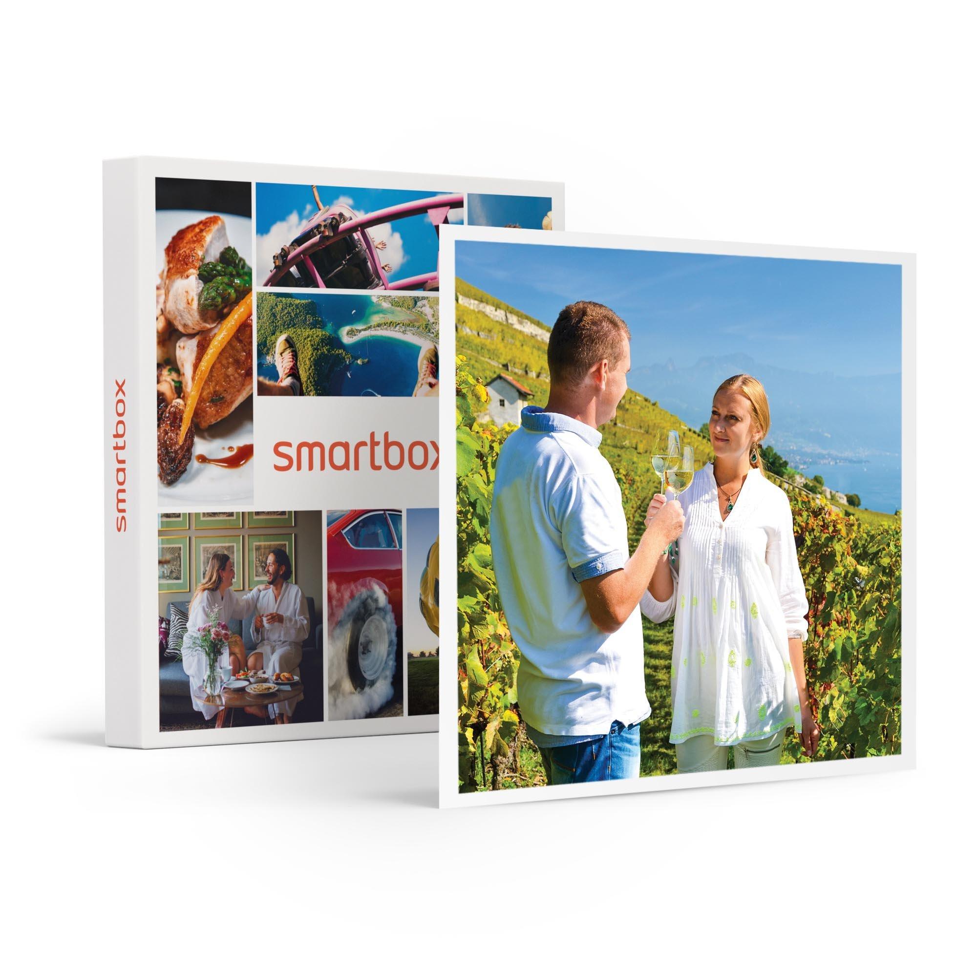 Image of Verkostung Von Weinen Und Lokalen Produkten Mit 2 Flaschen Wein Zum Mitnehmen In Grandvaux - Geschenkbox Unisex