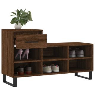 VidaXL Armoire à chaussures bois d'ingénierie  