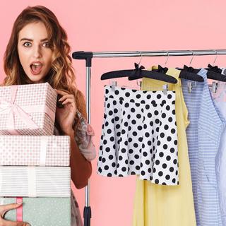 B2X Gruccia in raso con clip  