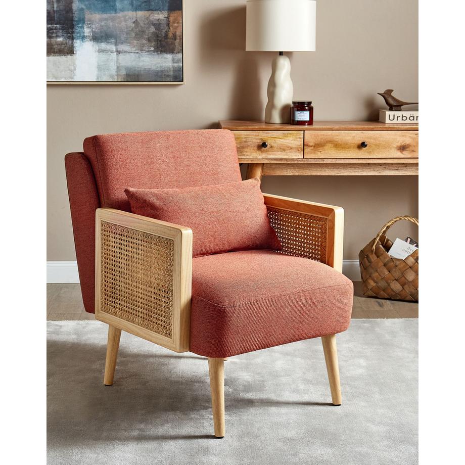 Beliani Fauteuil en Tissu Traditionnel ORUM  