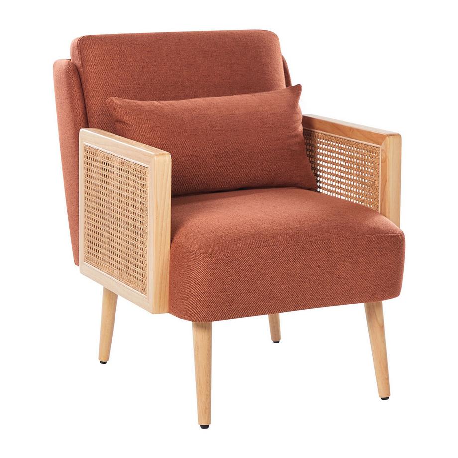 Beliani Fauteuil en Tissu Traditionnel ORUM  