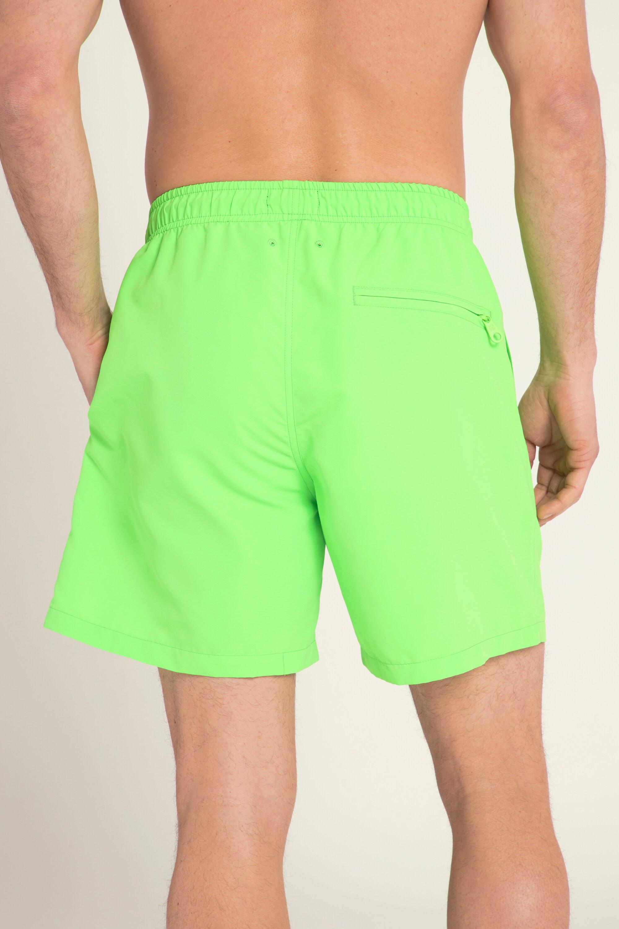 JP1880  Shorts da mare con cintura elastica e tasca con zip 