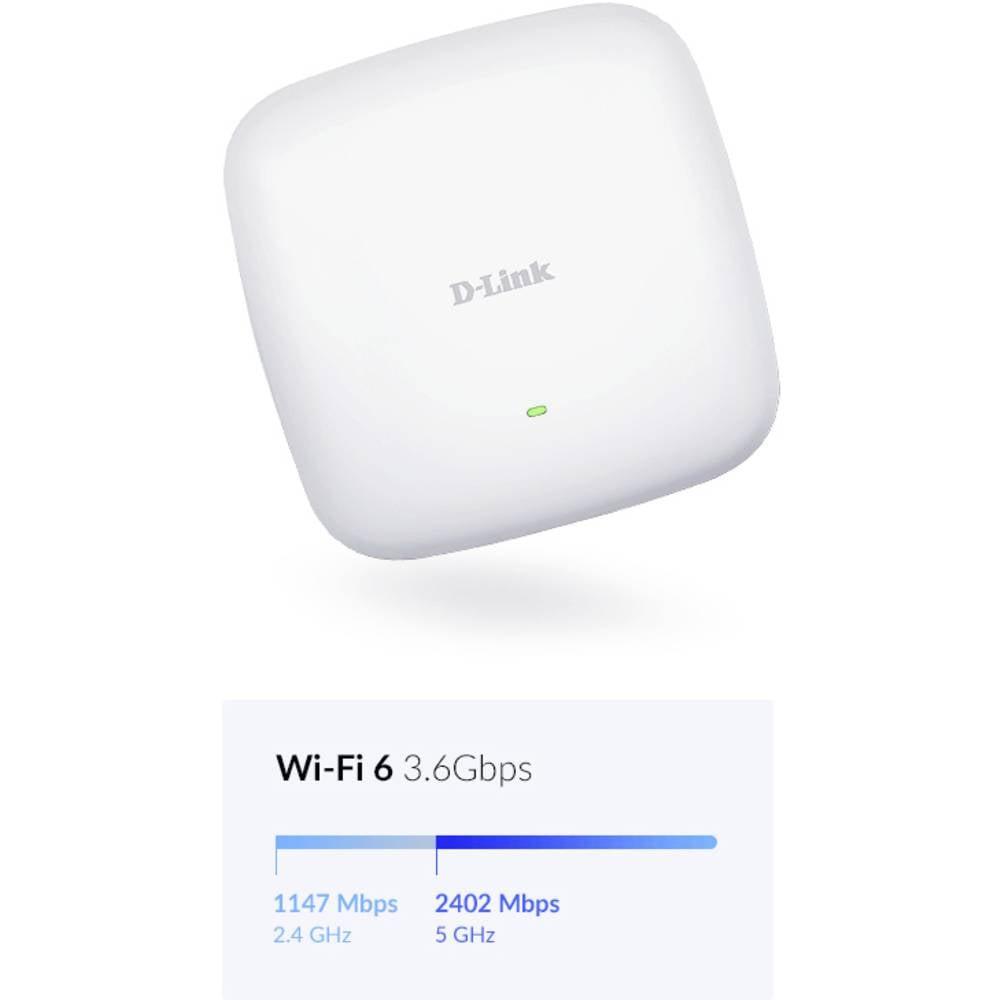 D-Link  AX3600 Wi-Fi 6 Dual-Band PoE Access Point 