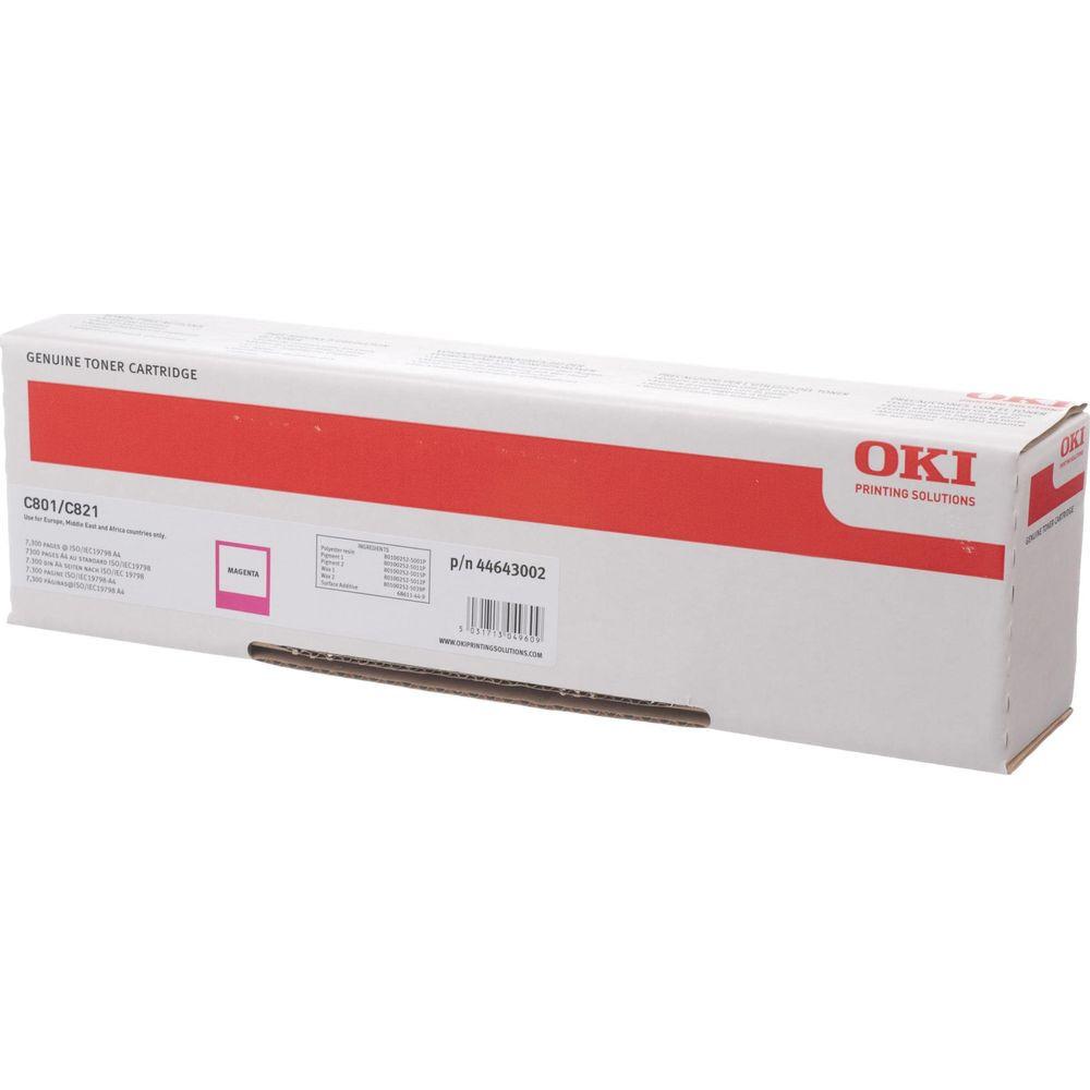 OKI  OKI Toner magenta 44643002 C801/821 7300 Seiten 