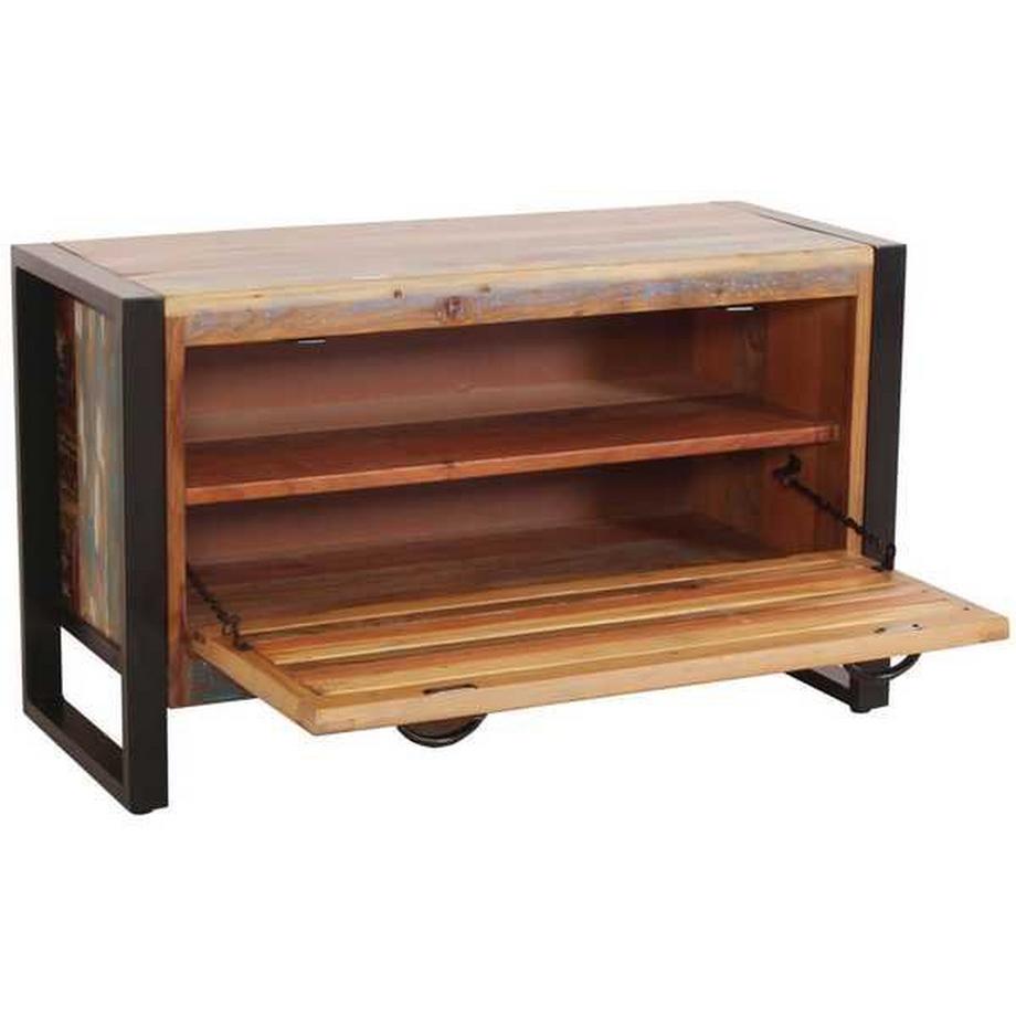 mutoni Schuhschrank Fume 85x35x50  