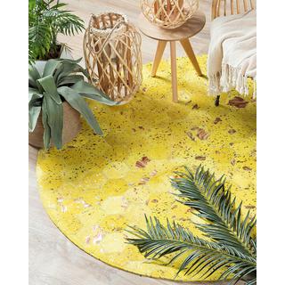 Beliani Tapis en Peau de vache Moderne ZEYTIN  