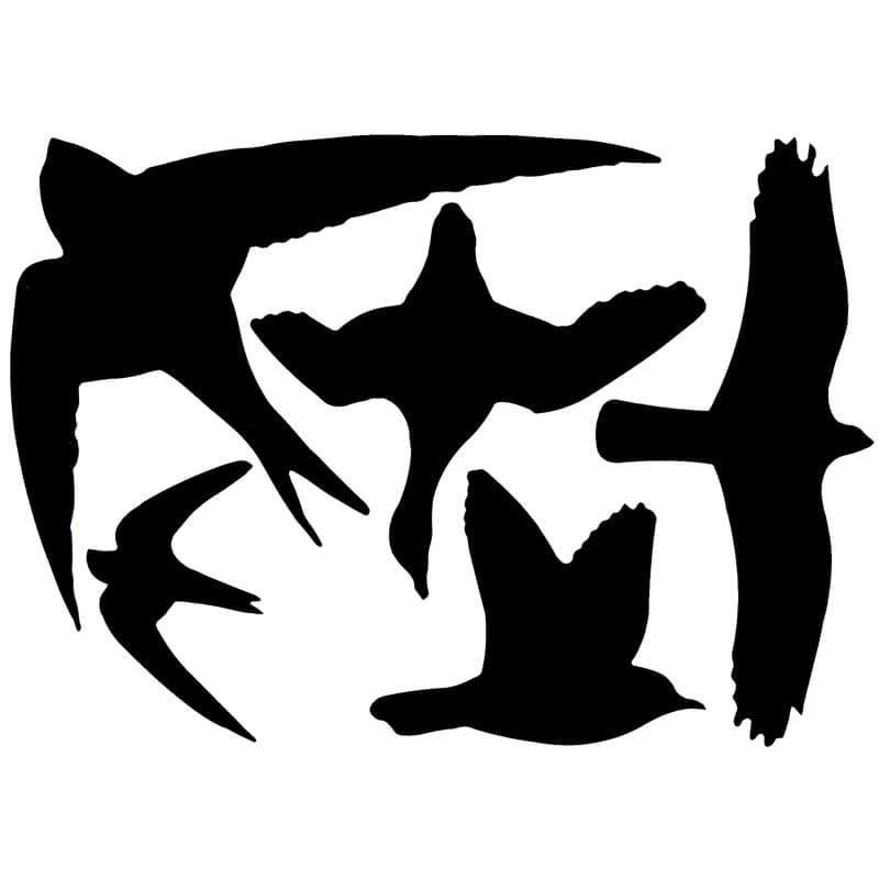 Image of FB9 Dekorativer Aufkleber Schwarz Schwarz