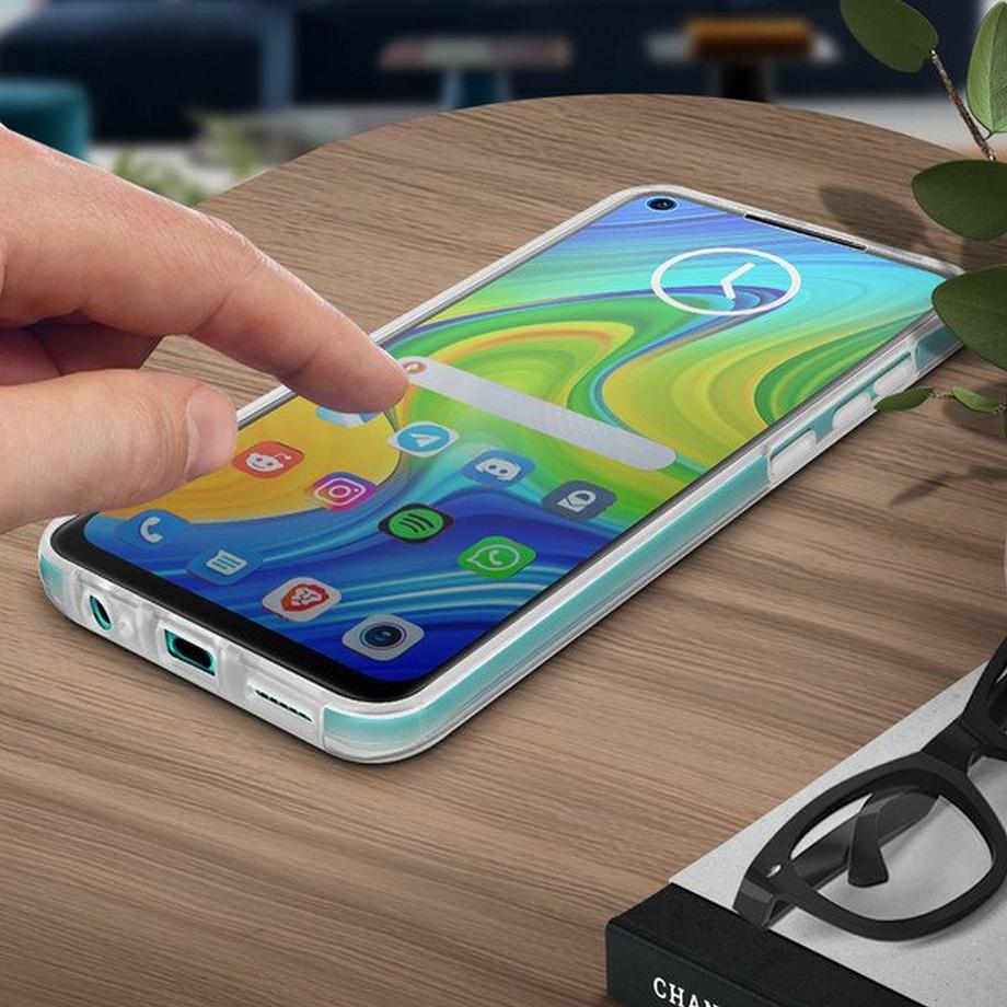 Avizar  Coque Xiaomi Redmi Note 9 Intégrale Rose 