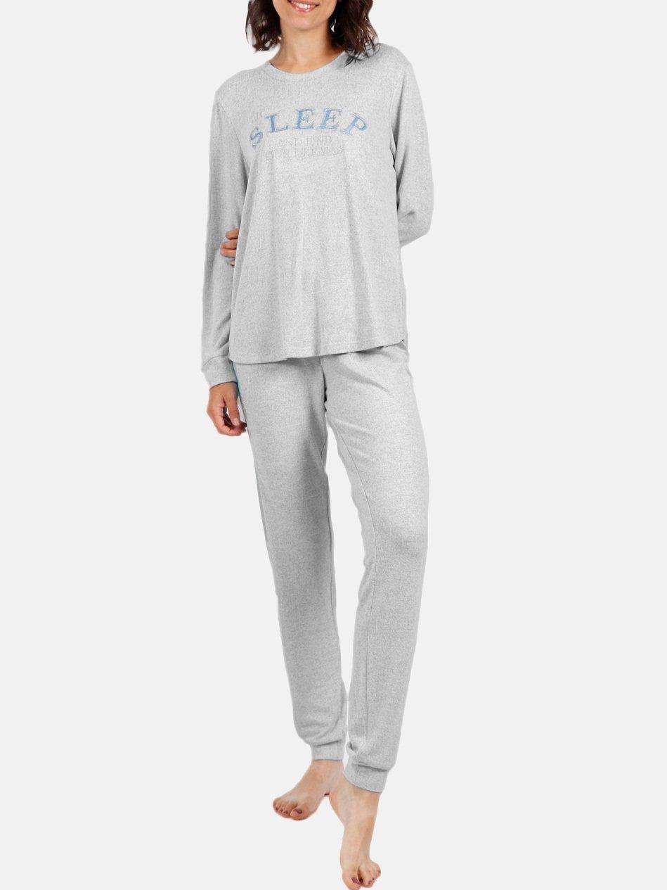 Image of Homewear Pyjama-hose Sleep Damen Grau M