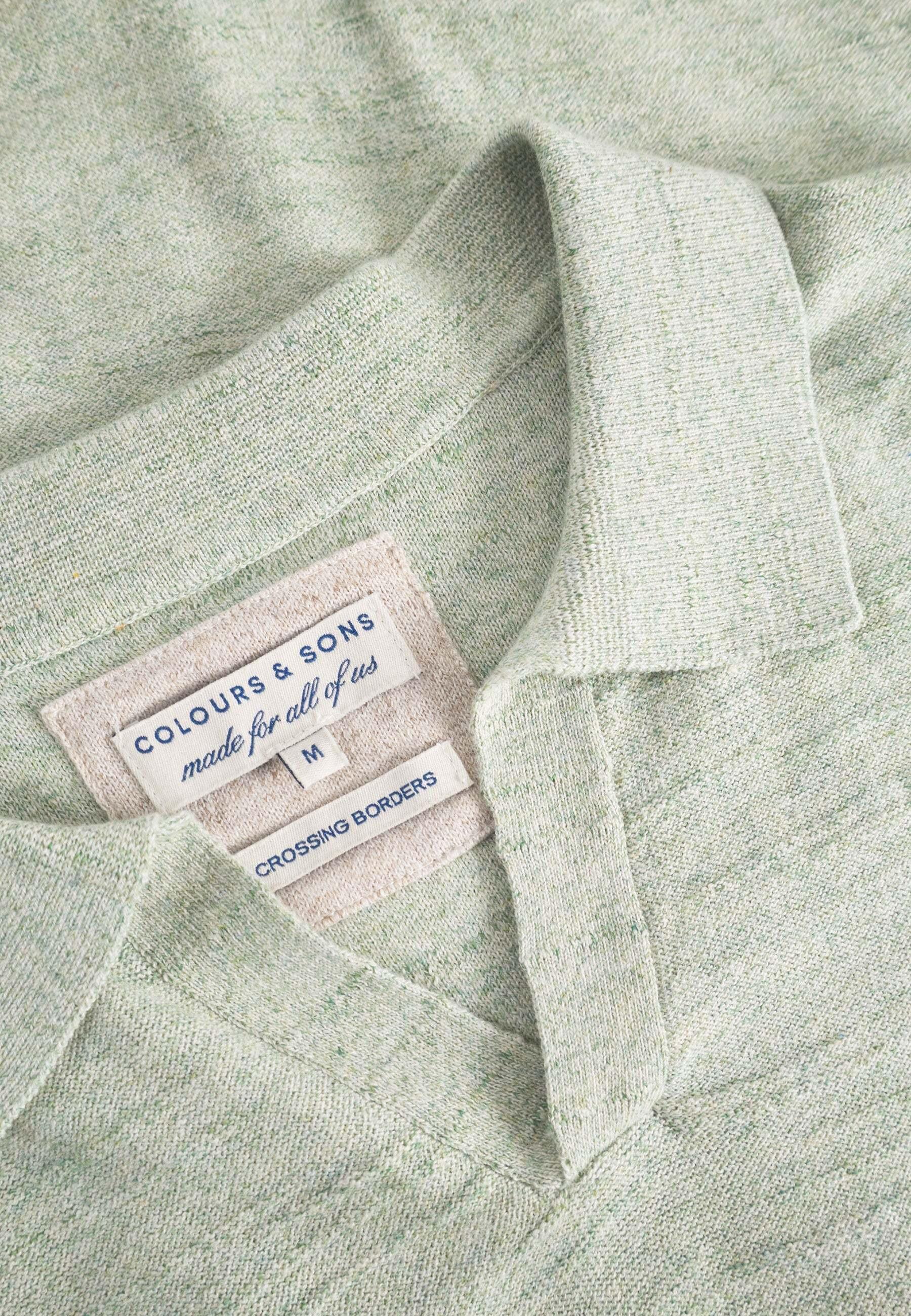 Colours & Sons Slub Polo Shirt  