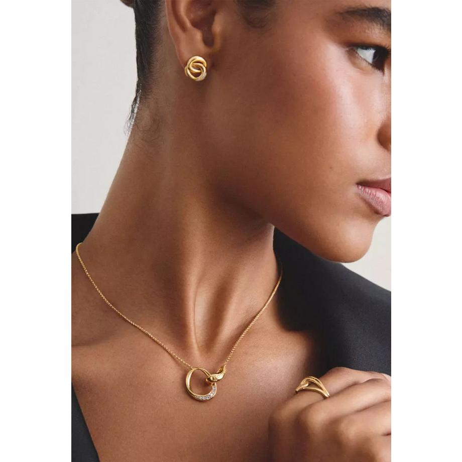 Thomas Sabo  Collier Together Plaqué  avec Zircons 
